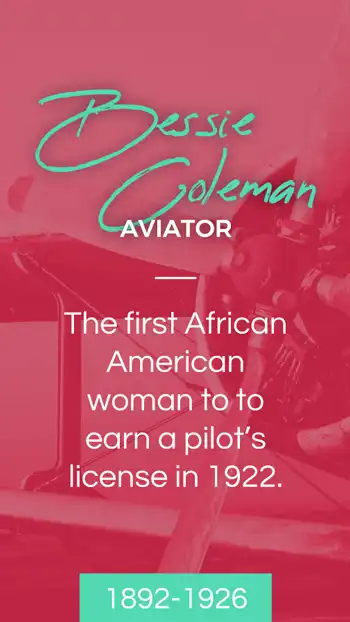 Black History  Bessie Coleman