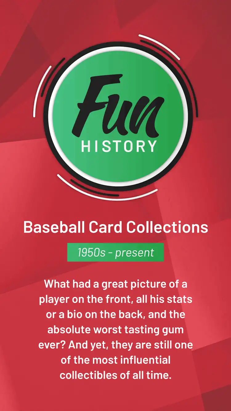 History  Baseball Card