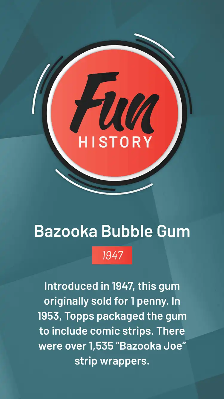 History  Bazooka Gum