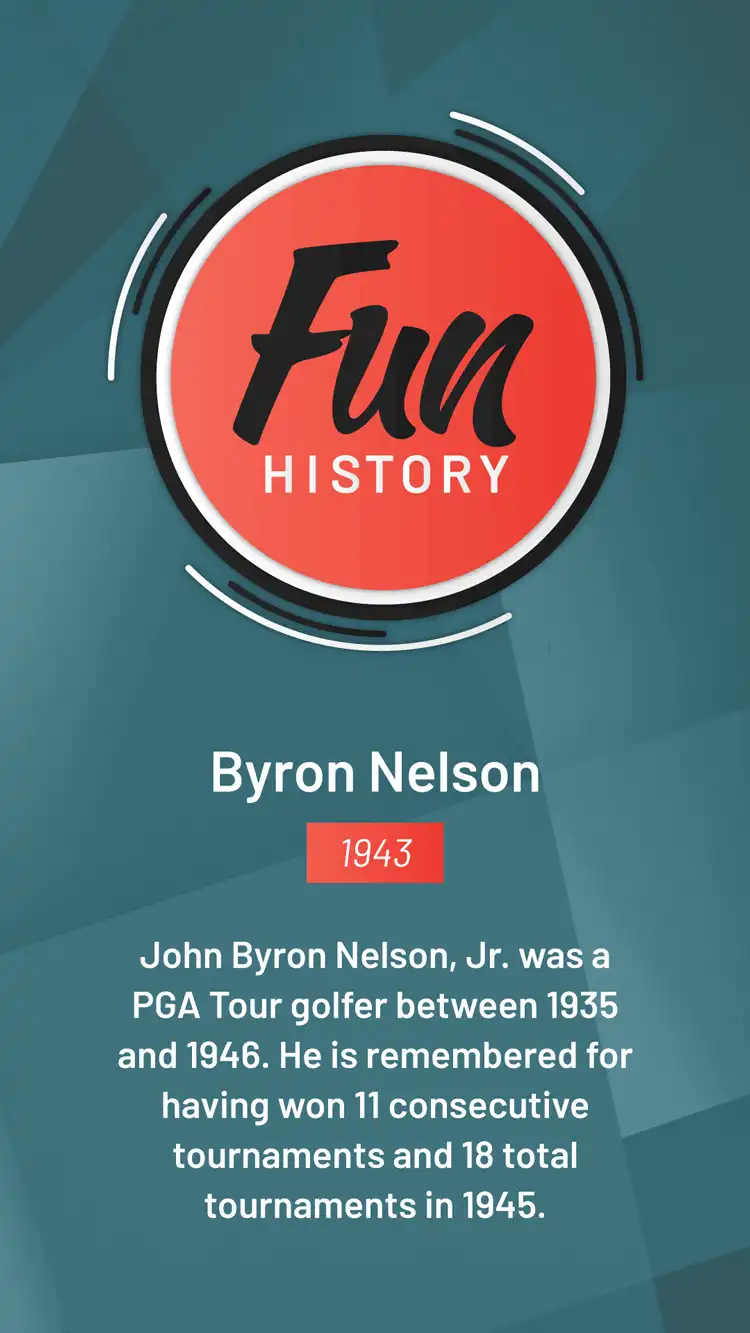 History  Byron Nelson