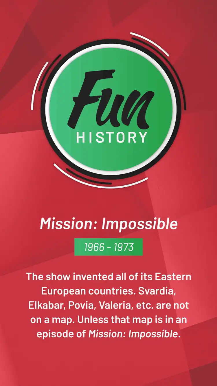 History  Mission Impossible