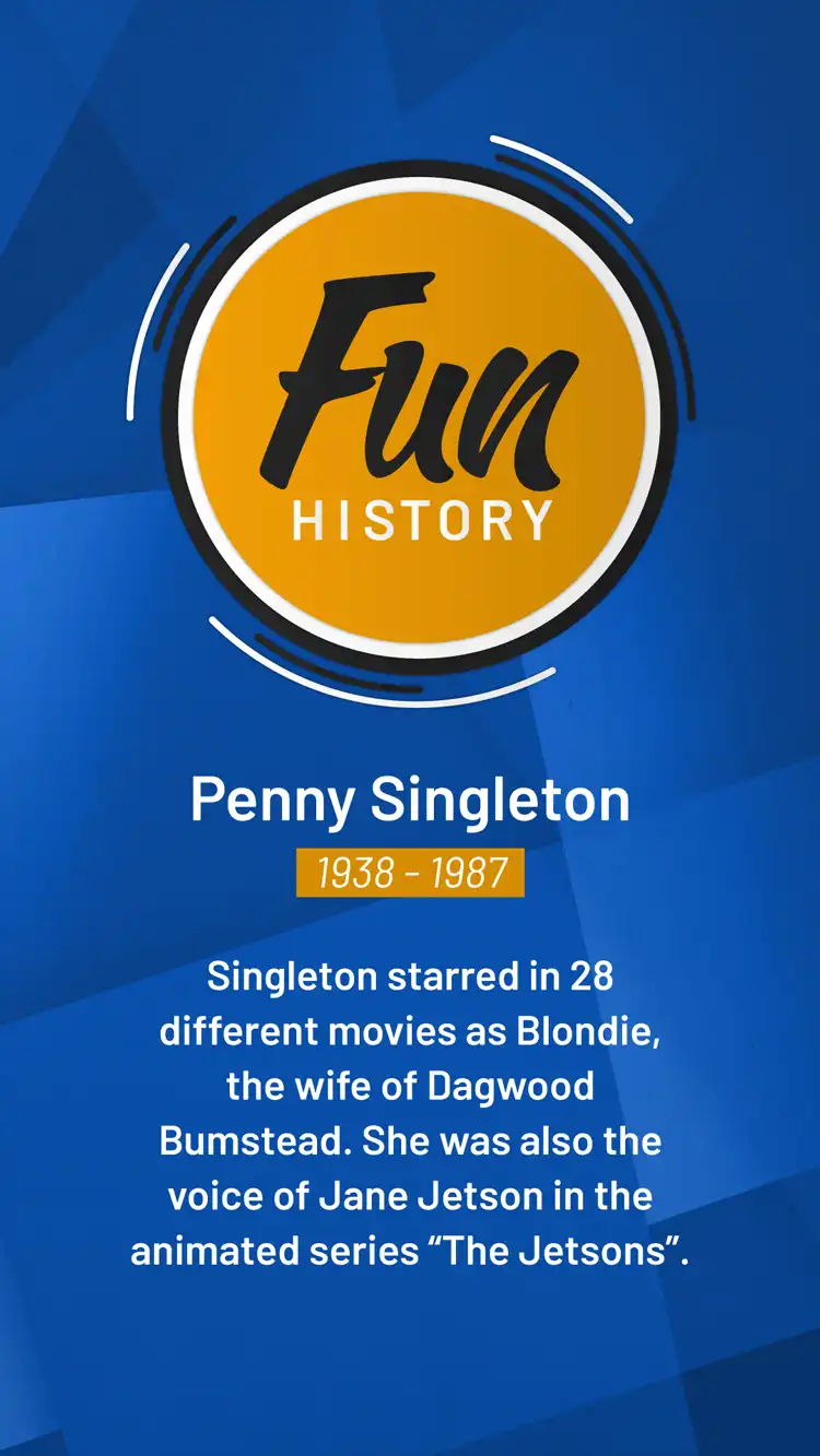 History  Penny Singleton
