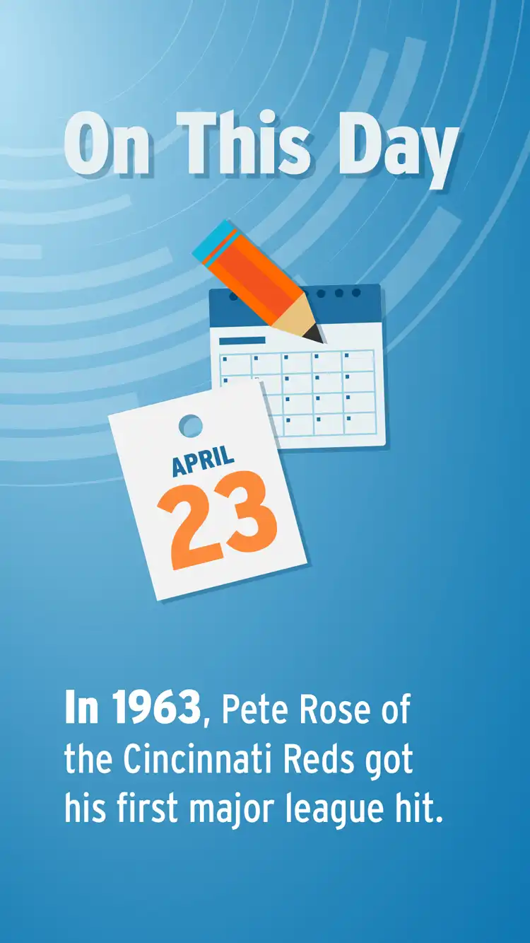 On This Day  Apr 23  Pete Rose