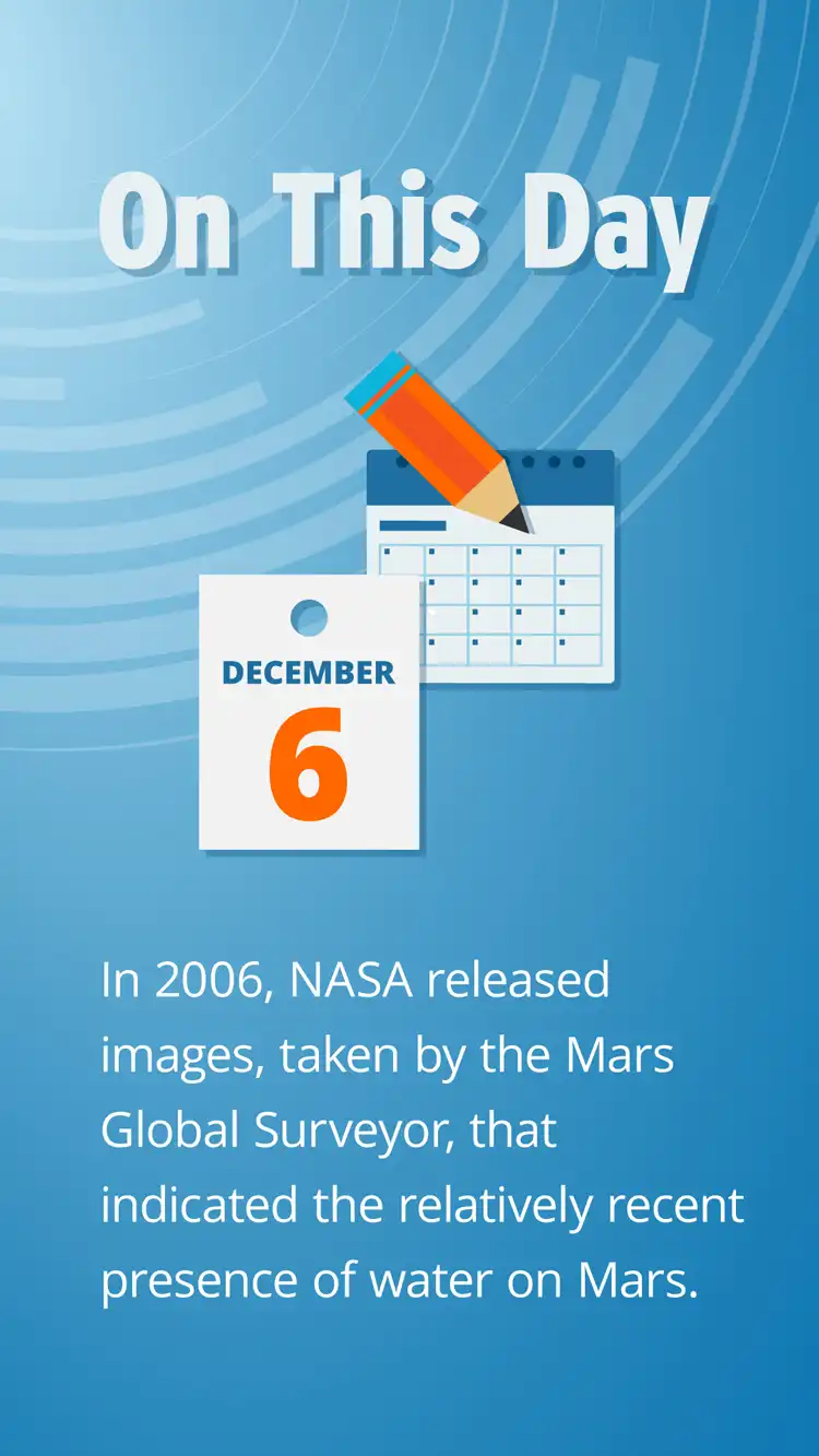 On This Day  Dec 06  Mars