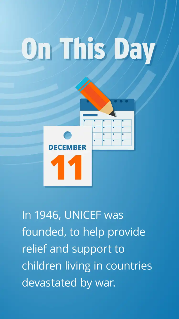 On This Day  Dec 11 UNICEF