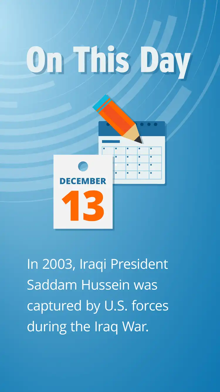 On This Day  Dec 13  Saddam Hussein