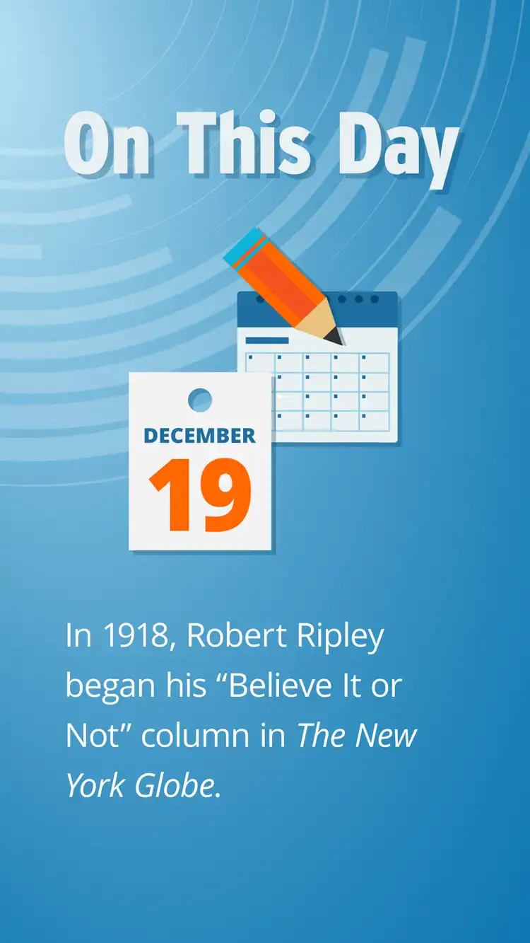 On This Day  Dec 19  Robert Ripley