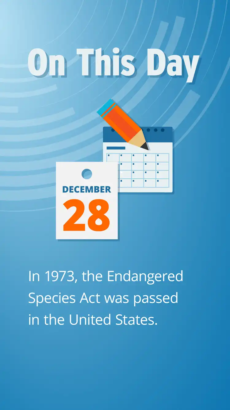 On This Day  Dec 28  Endangered Species