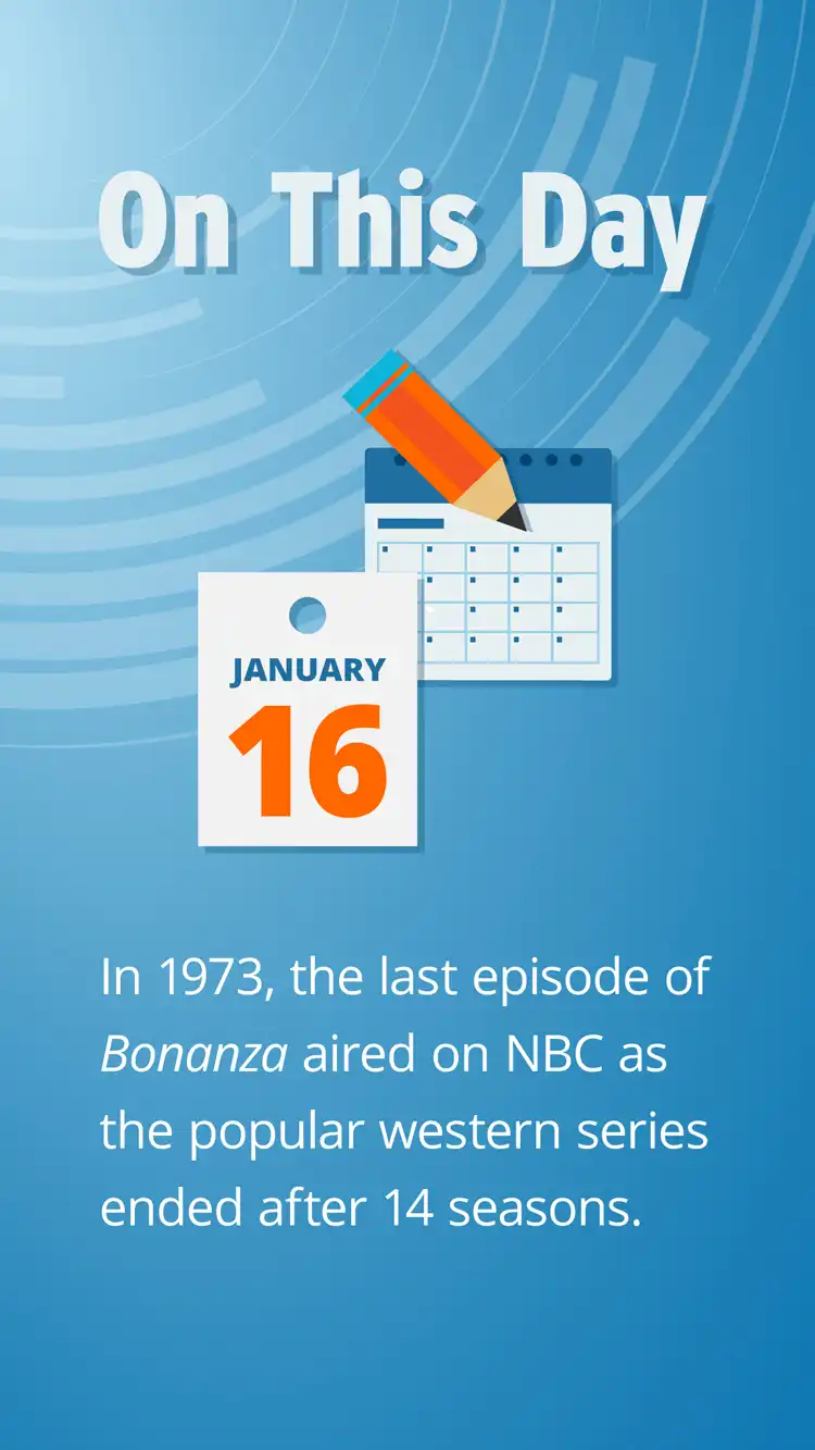 On This Day  Jan 16  Bonanza