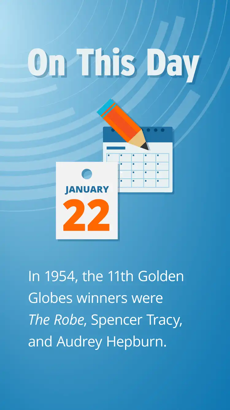 On This Day  Jan 22  Golden Globes