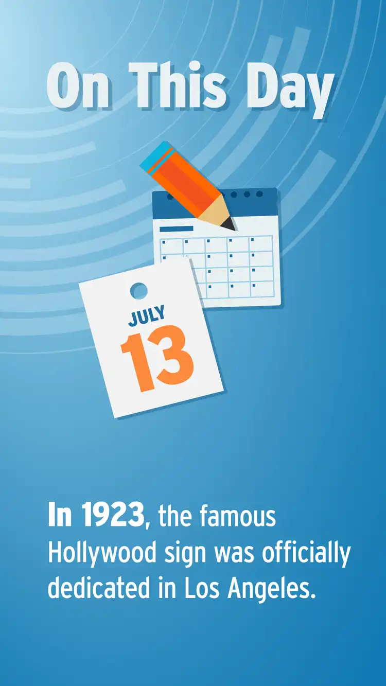 On This Day  July 13  Sign