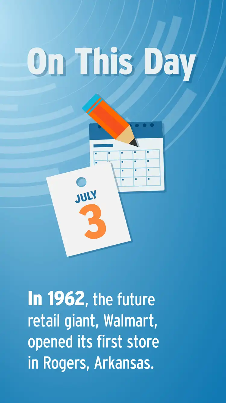 On This Day  July 3  Walmart