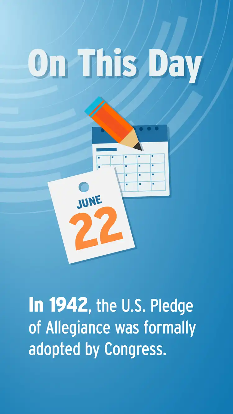 On This Day  June 22  Pledge