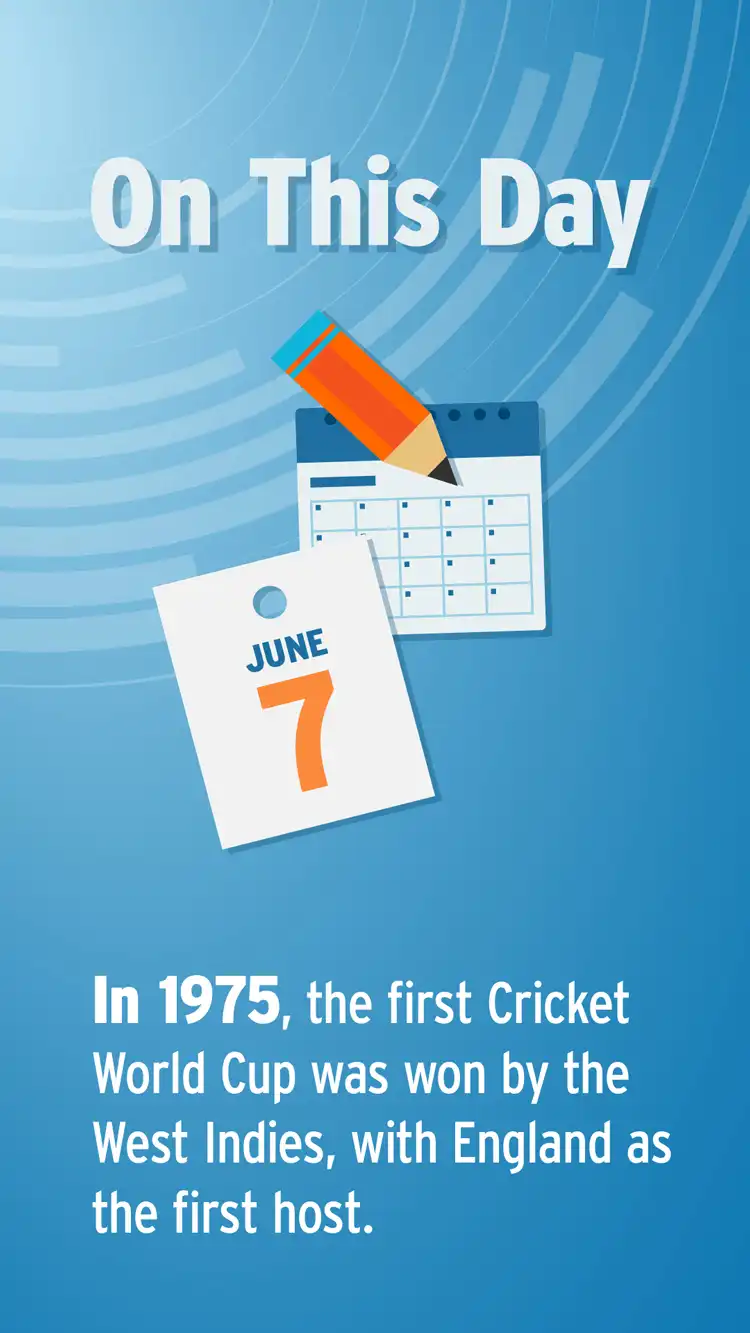 On This Day  June 7  Cricket