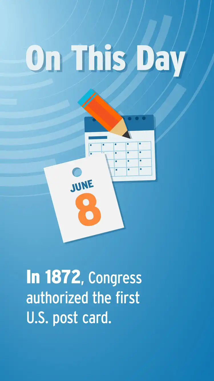 On This Day  June 8  Post Card