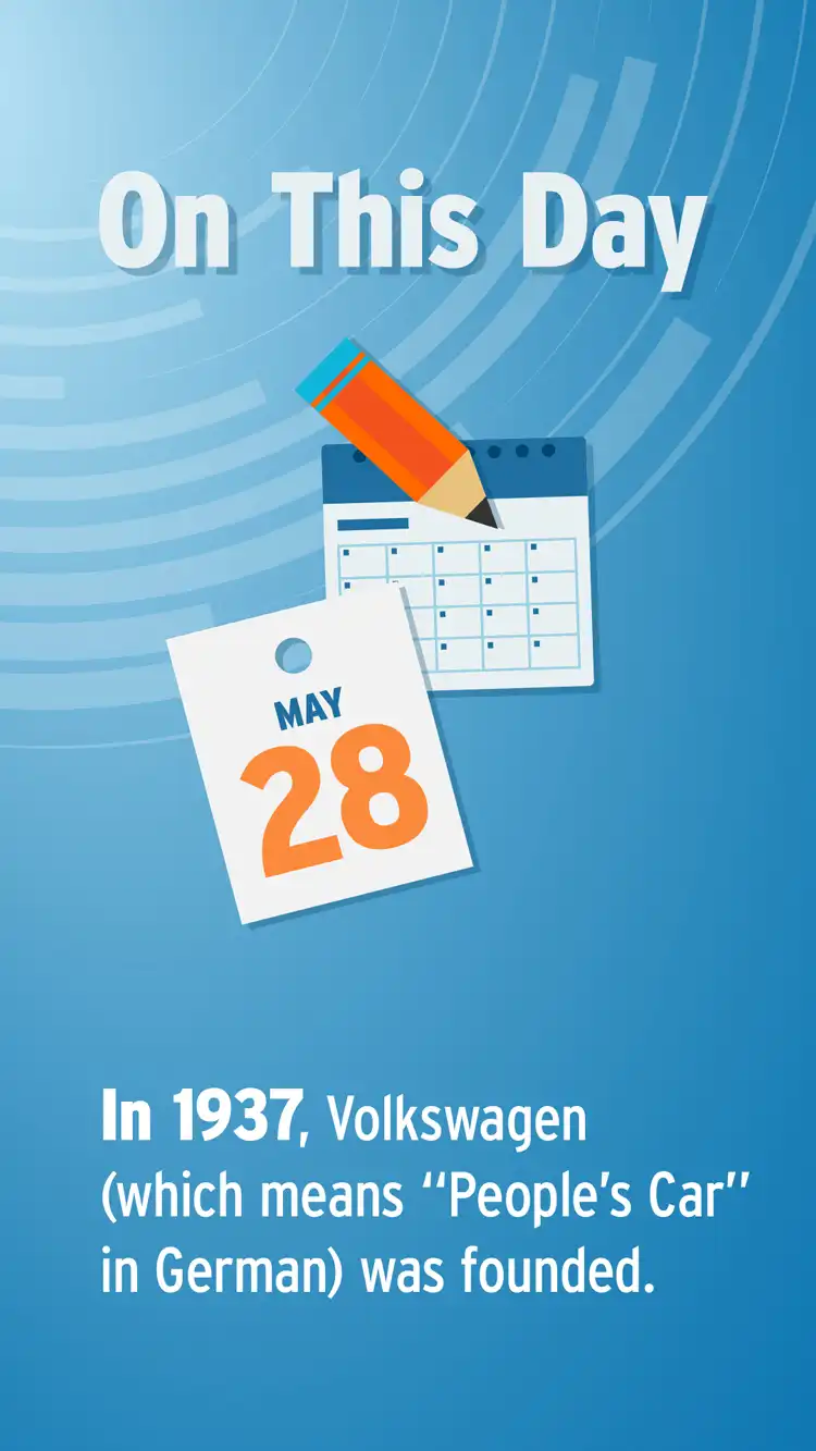 On This Day  May 28  Volkswagen