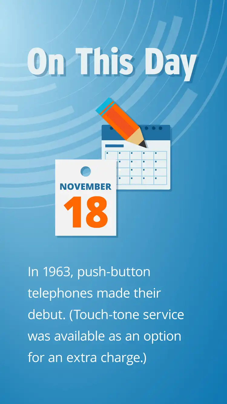 On This Day  Nov 18  Push Button Phones