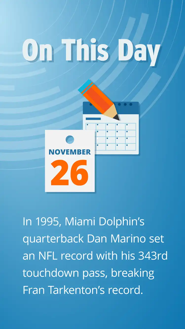 On This Day  Nov 26  Dan Marino
