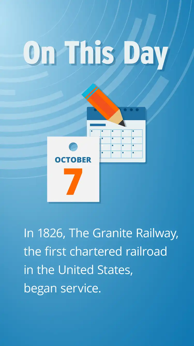 On This Day  Oct 07  Granite Railway