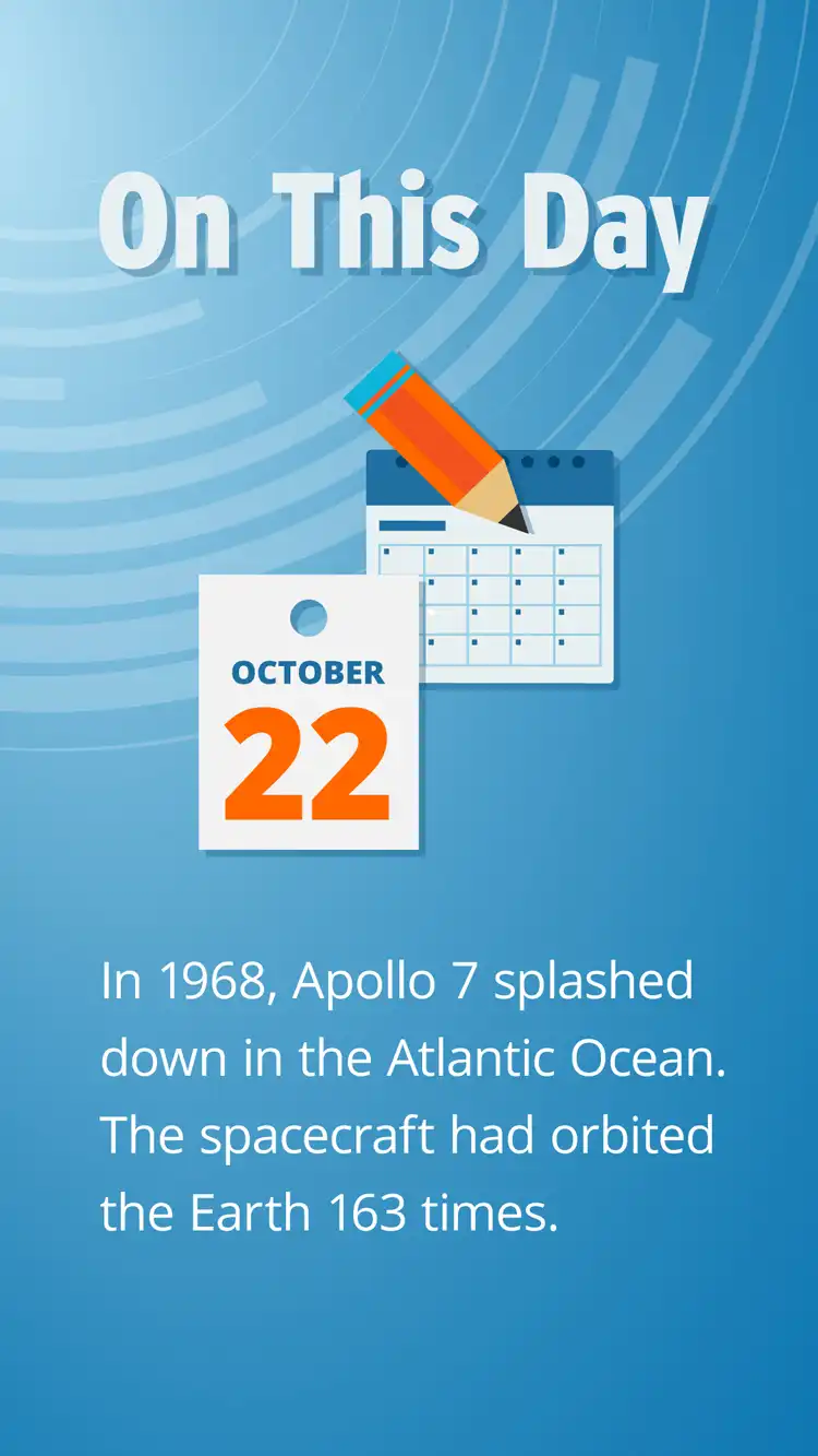 On This Day  Oct 22  Apollo 7