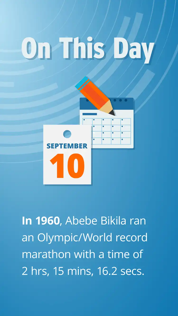 On This Day  Sept 10  Abebe Bikila