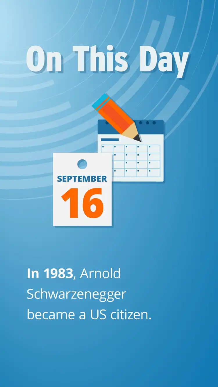 On This Day  Sept 16  Arnold Schwarzenegger