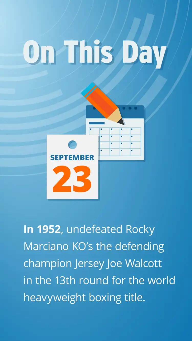 On This Day  Sept 23  Rocky Marciano