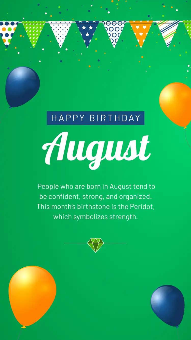 Birthday  August