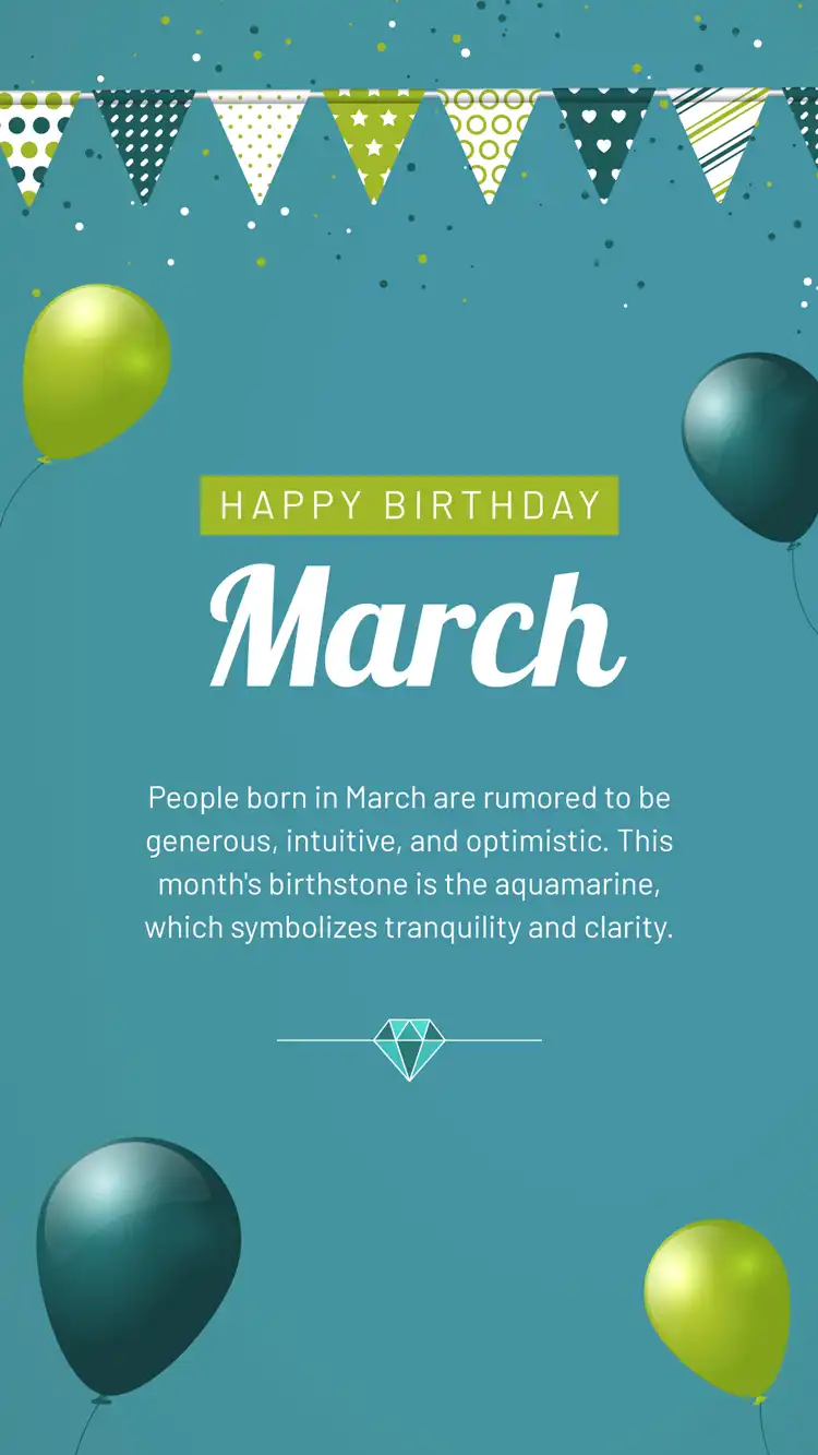 Birthday  March