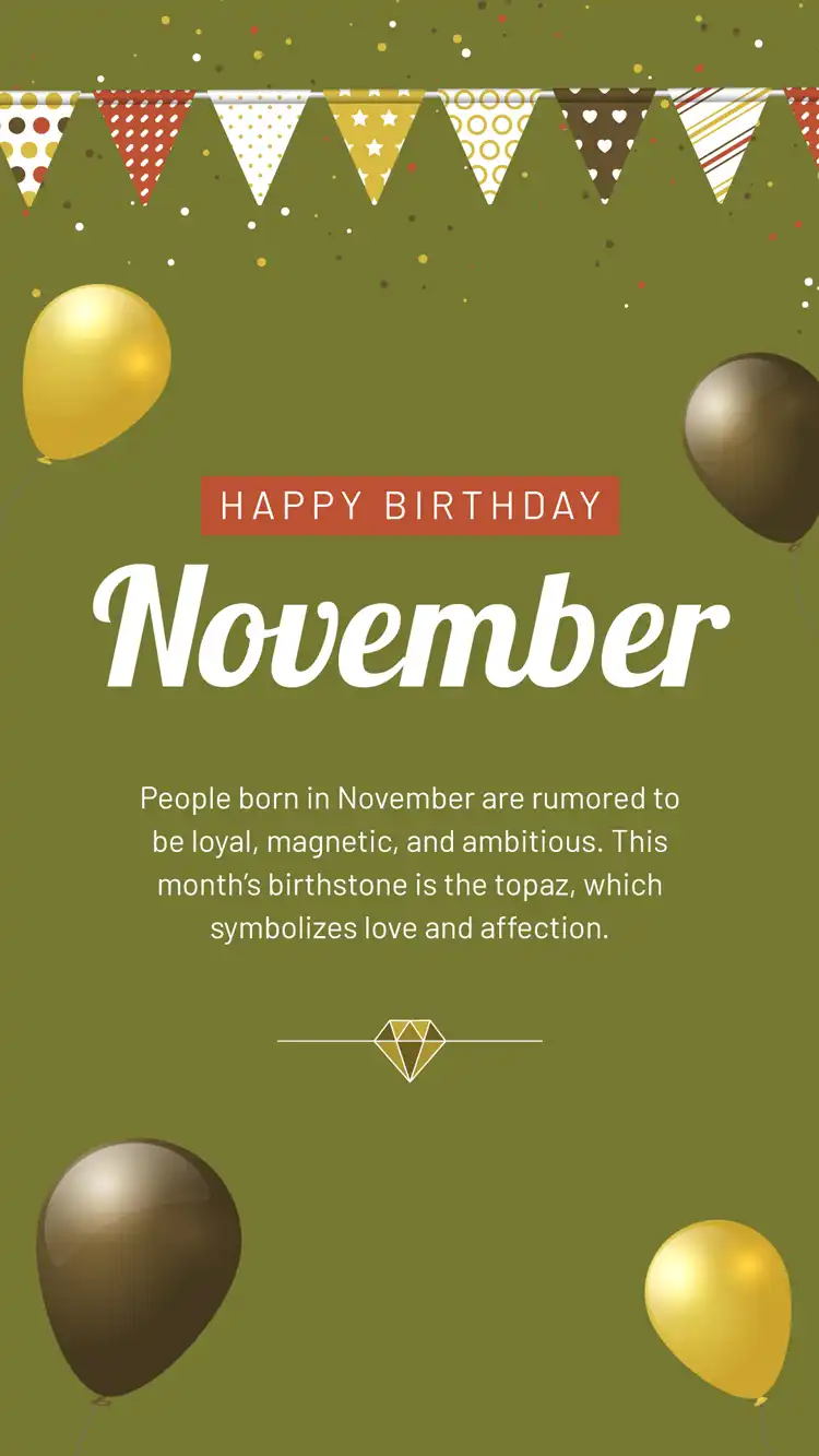 Birthday  November