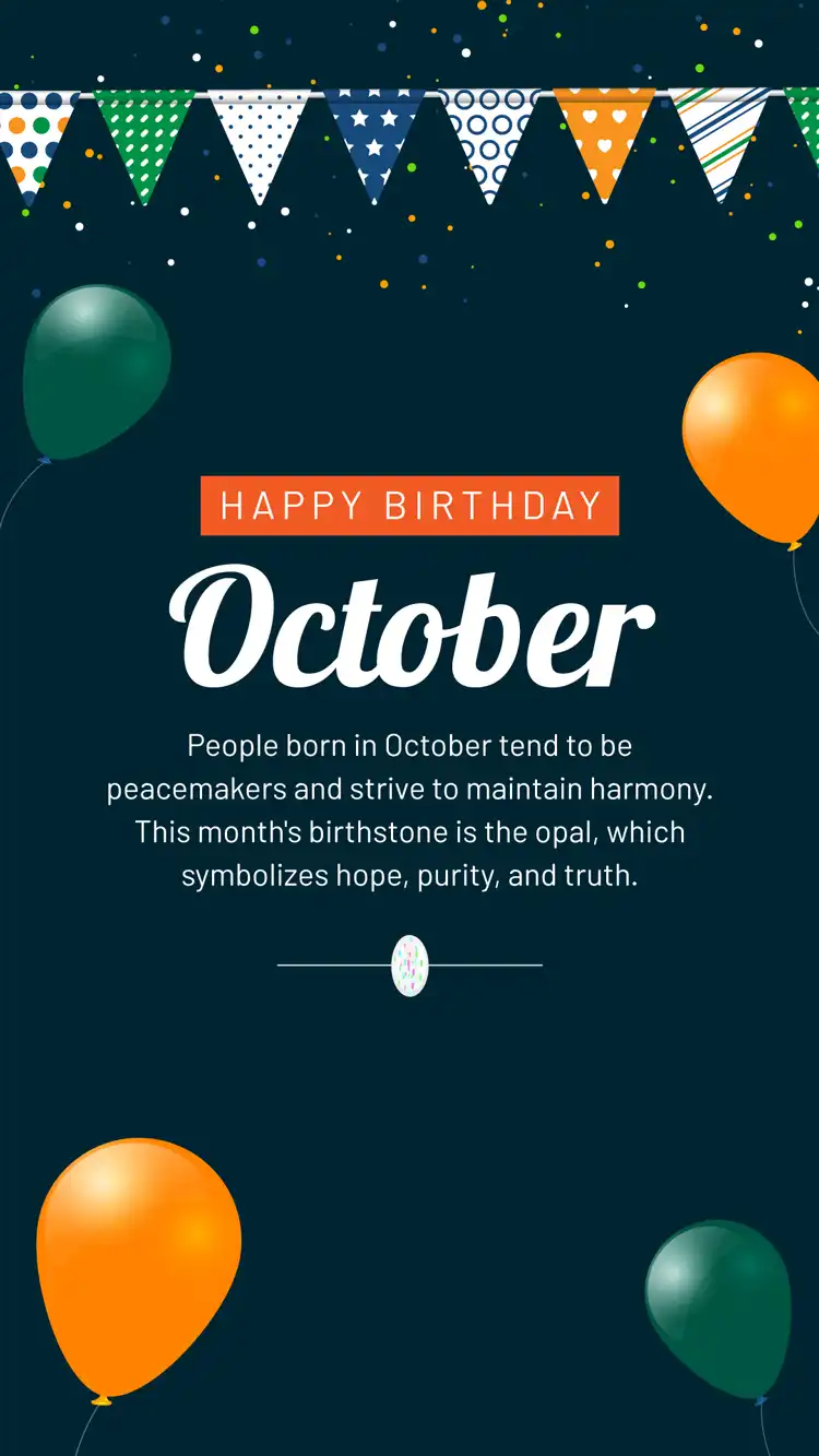 Birthday  October