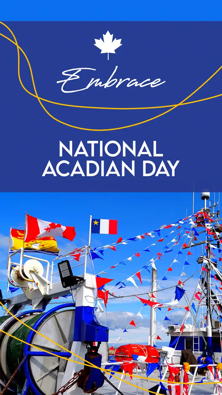 Canadian Holidays  Acadian Day