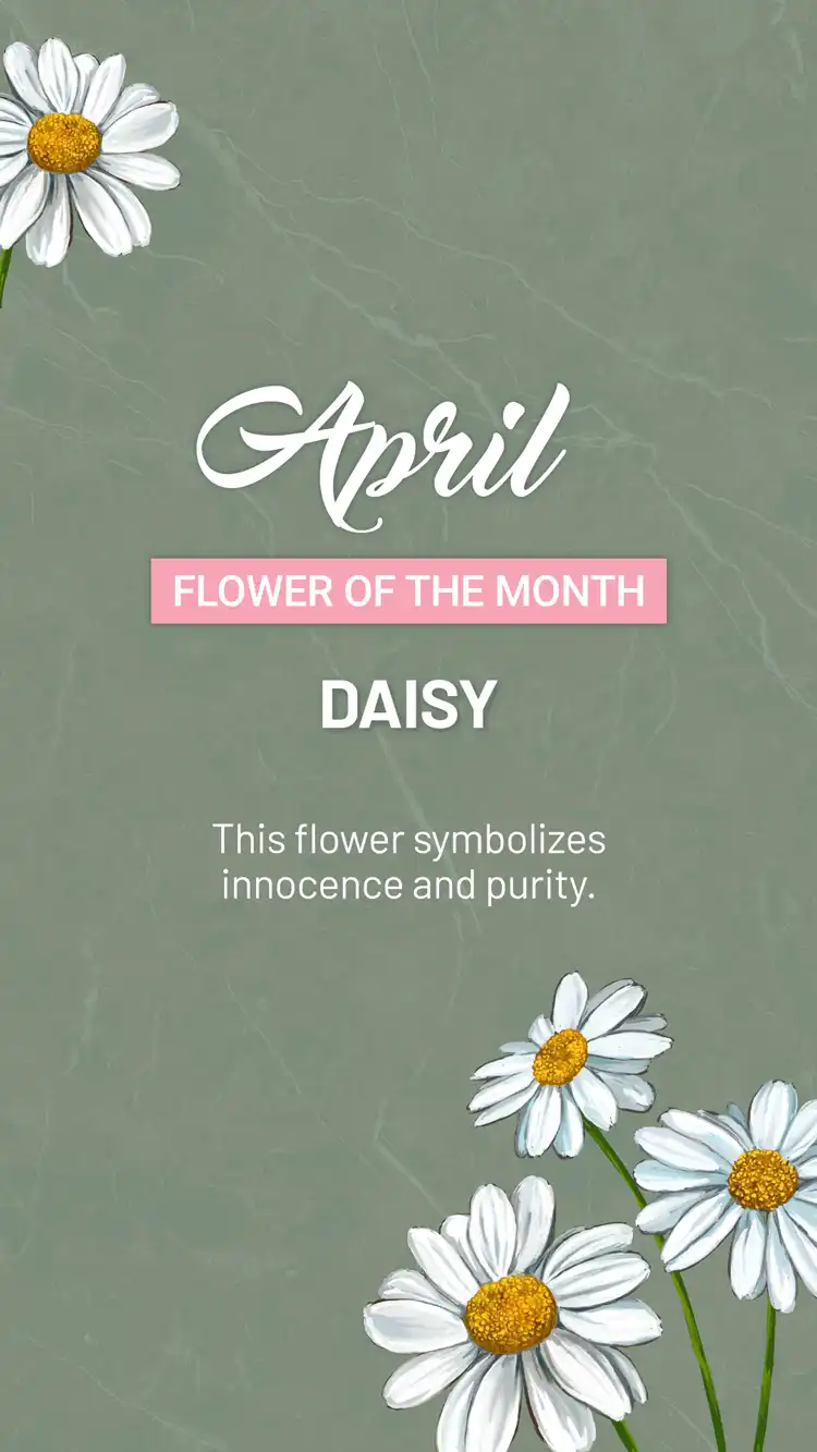 Flower Of The Month  April