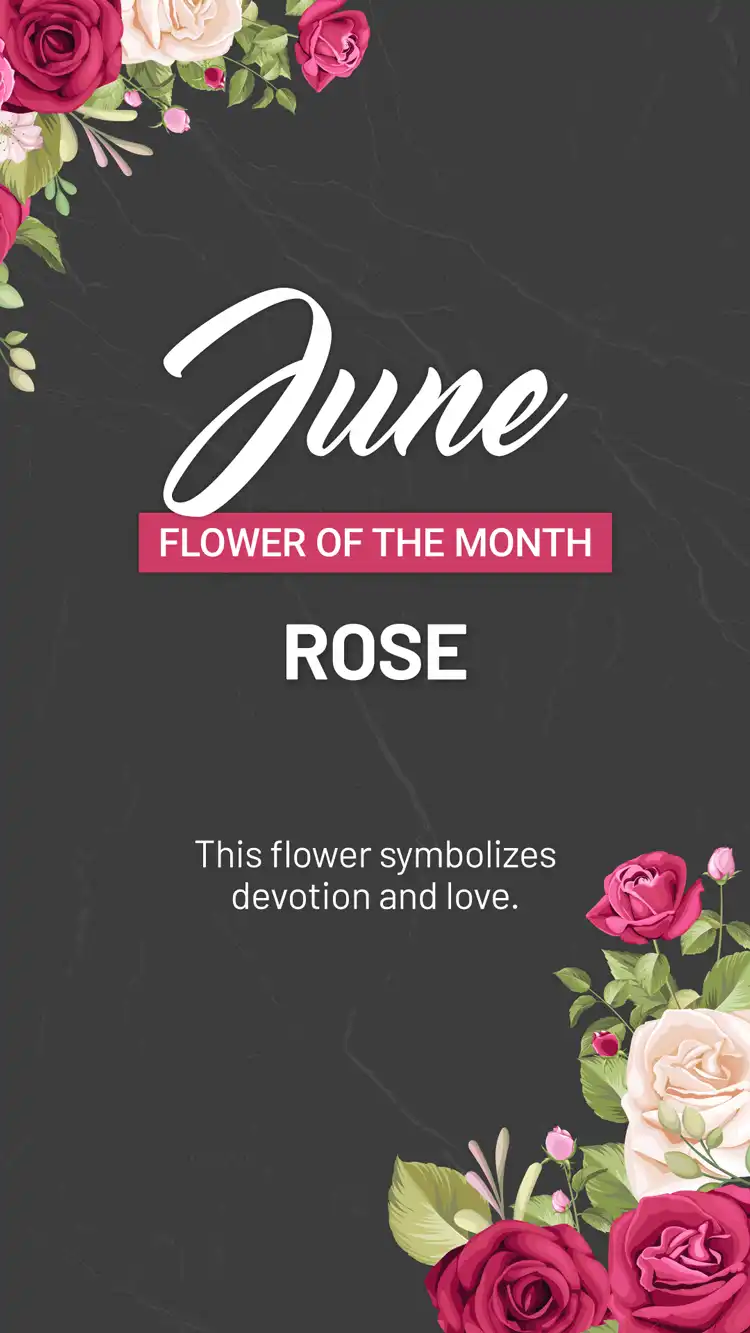 Flower Of The Month  June