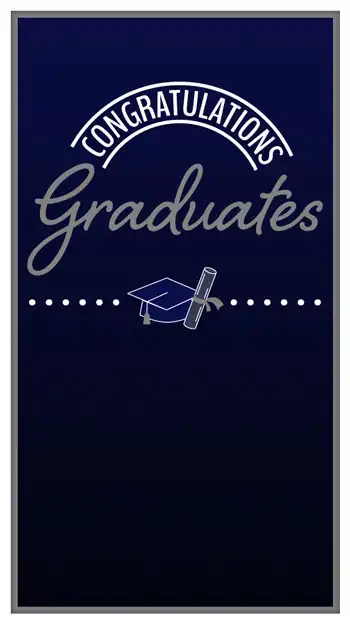Graduation Blue