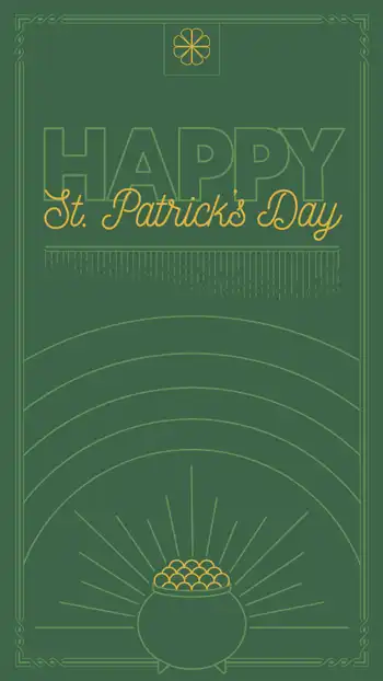 St Patricks Day Gold