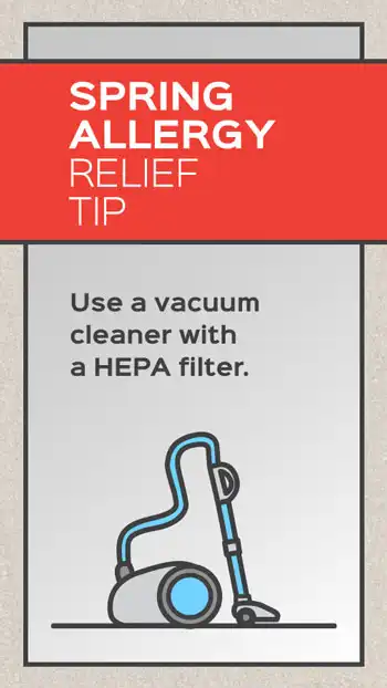 Tip  Spring Allergy  Vacuum