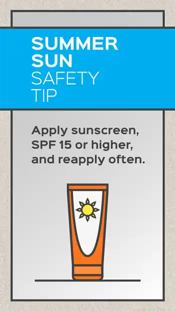 Tip  Summer Sun  Sunscreen