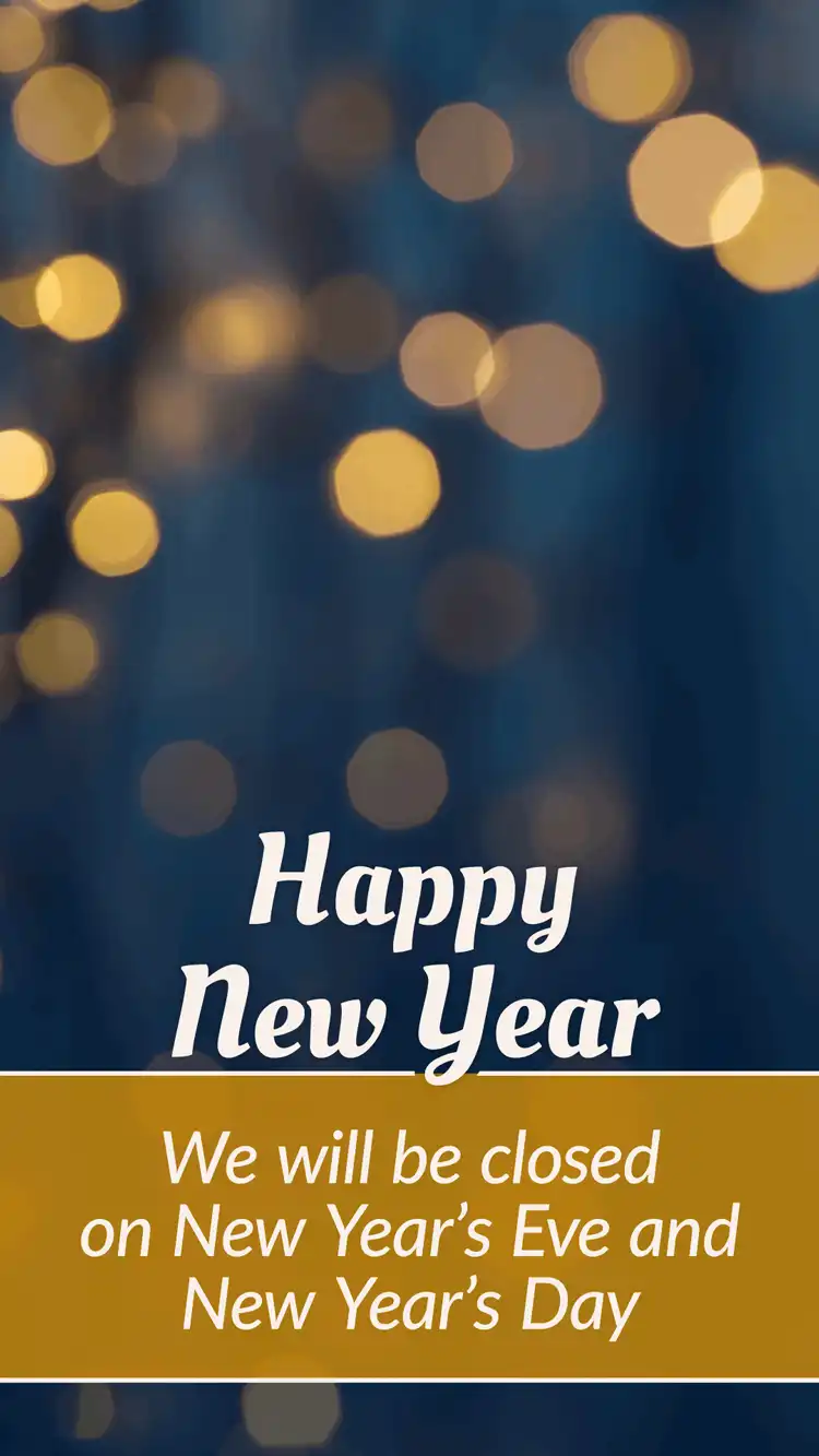 Holiday Closings  New Years  Confetti  Eve And Day