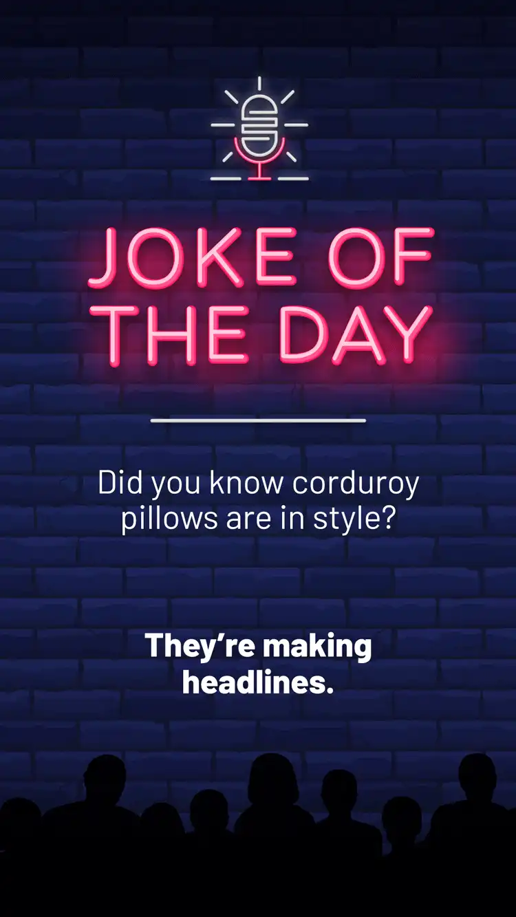 Jokes  Corduroy Pillows