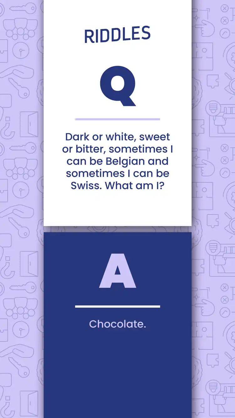 Riddles  Chocolate