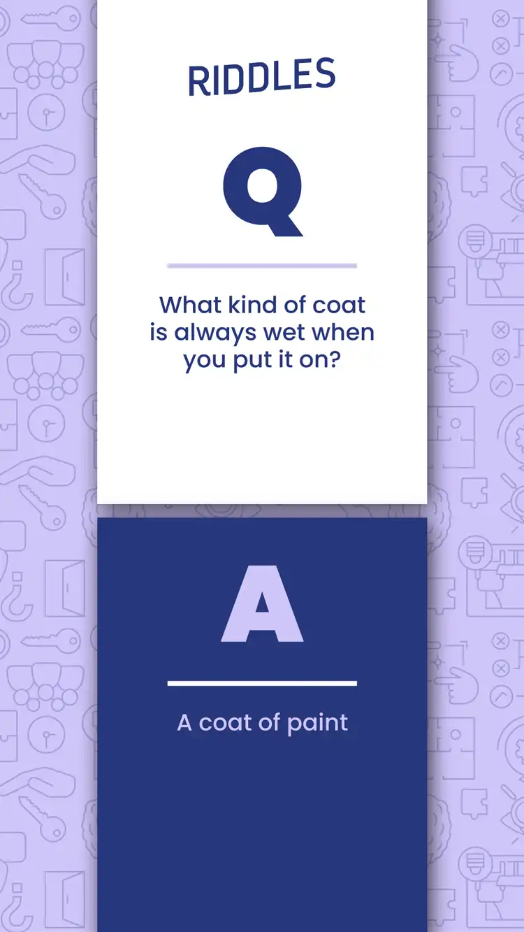 Riddles  Coat Of Paint