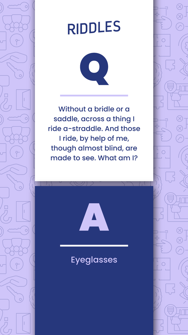 Riddles  Eye Glasses