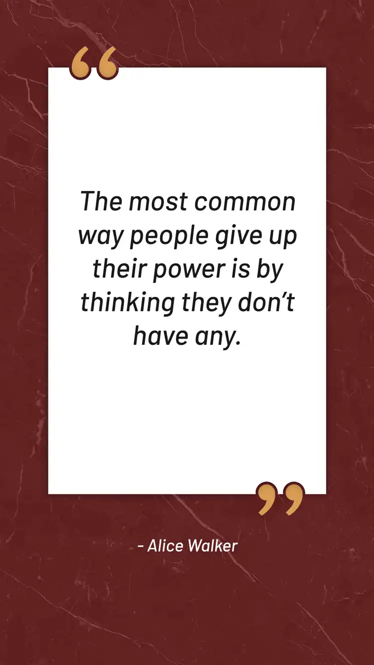 Daily Inspiration  Alice Walker