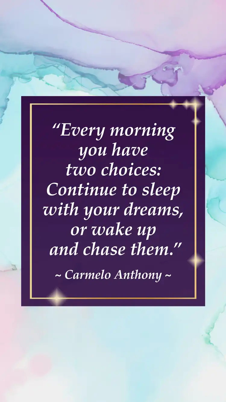 Daily Inspiration  Carmelo Anthony