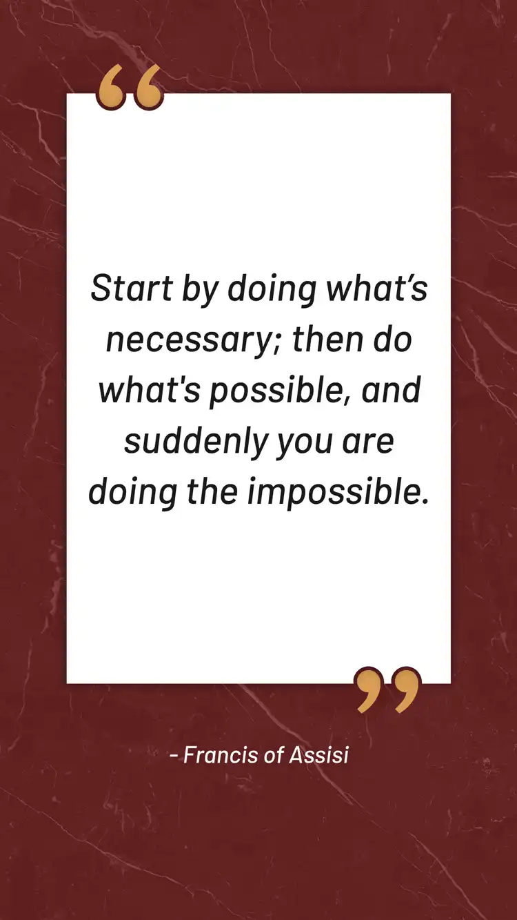 Daily Inspiration  Francis Assisi