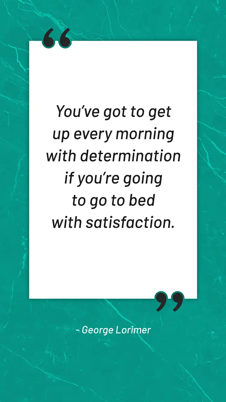 Daily Inspiration  George Lorimer