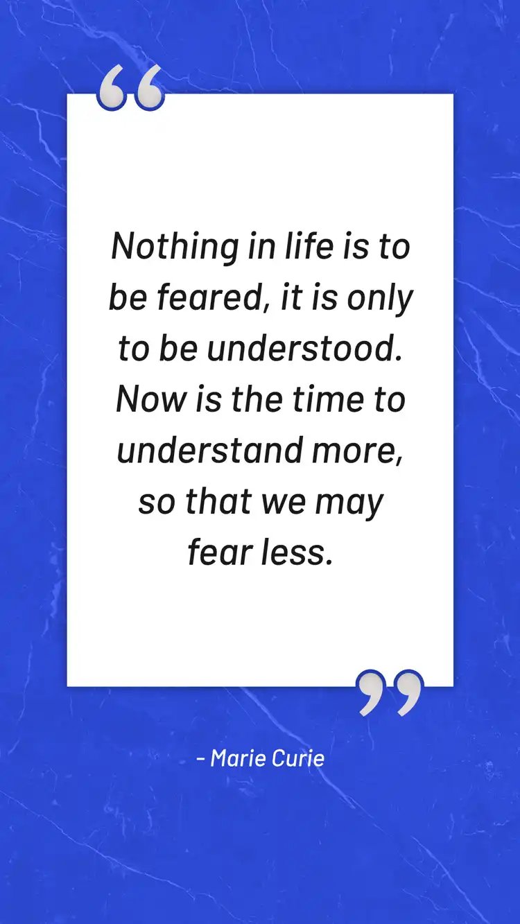 Daily Inspiration  Marie Curie