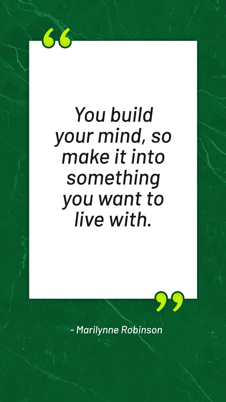 Daily Inspiration  Marilynne Robinson