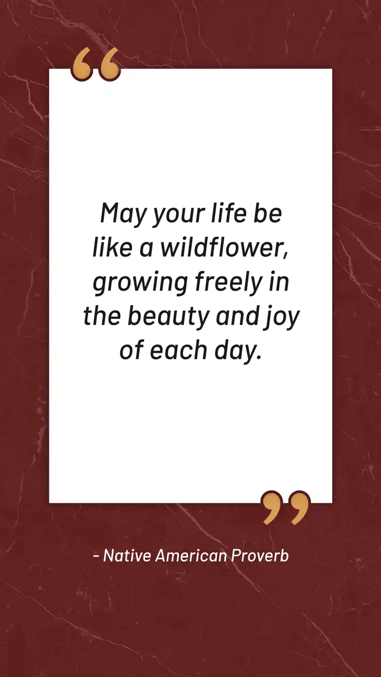 Daily Inspiration  Native Proverb